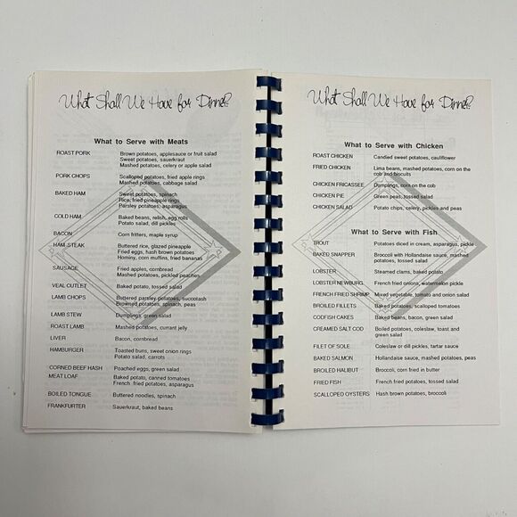 Vintage Cookbook From MI House to Yours Spiral Bound Paperback - Picture 7 of 9